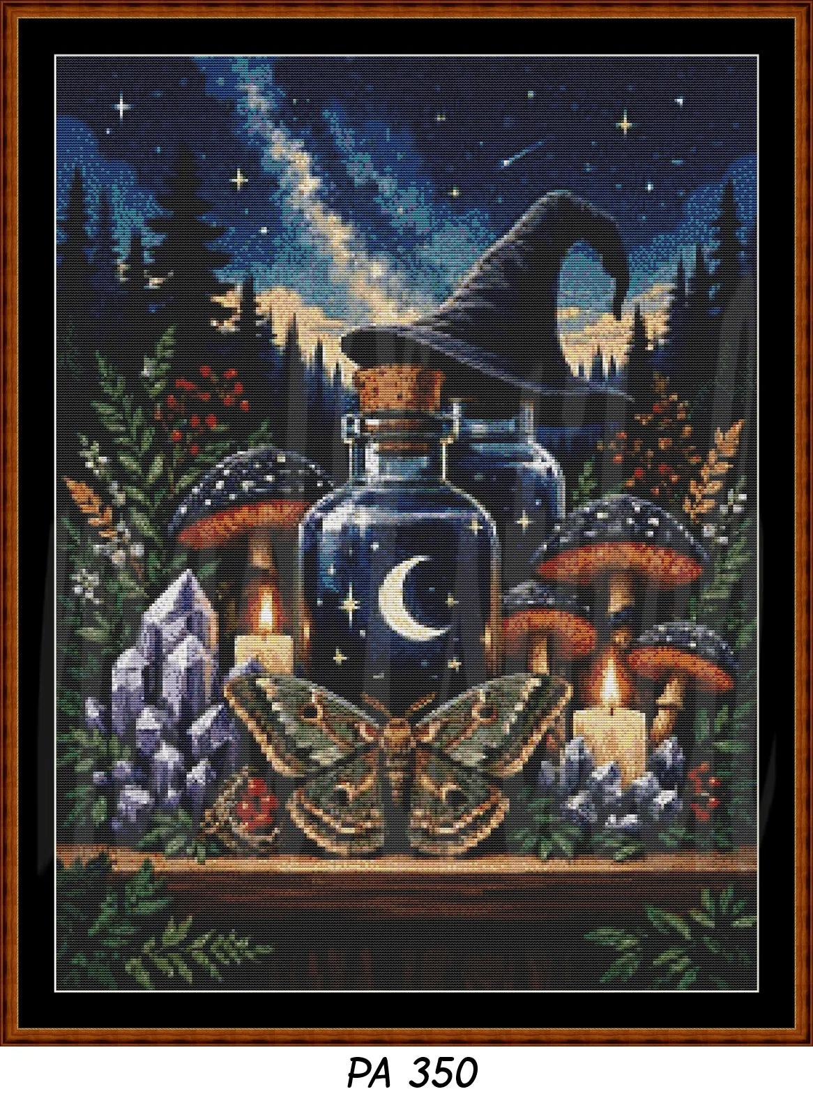 Witch's Shelf - Earth Cross Stitch Pattern | Modern Illustrative Series (150/250/350 Size Bundle)