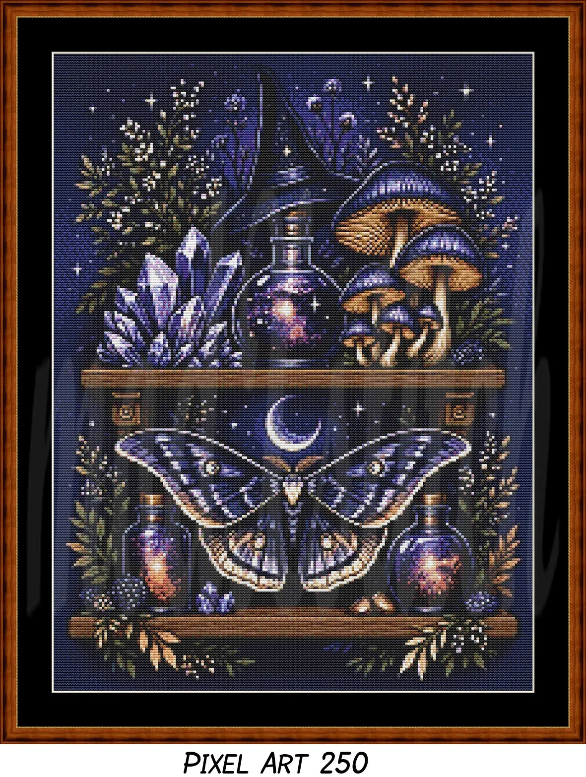 Witch's Shelf - Spirit (Pixel Art) Cross Stitch Pattern PDF Bundle