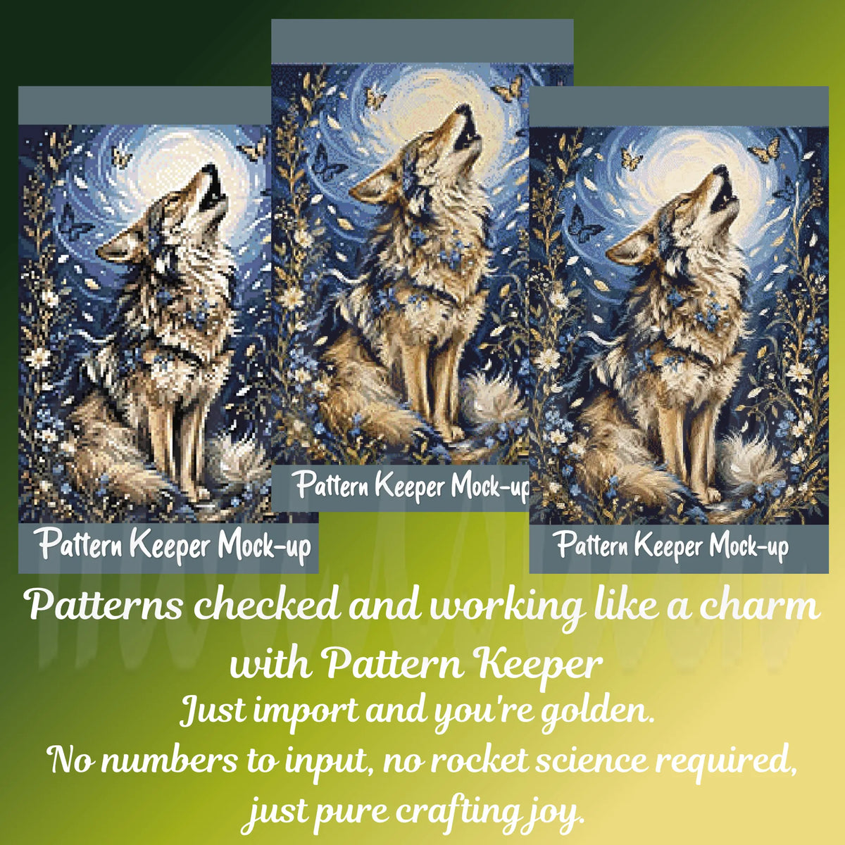 The Wolf Seasons: Complete Modern Illustrative Mega-Bundle (All 4 Seasons) Cross Stitch Pattern PDFs