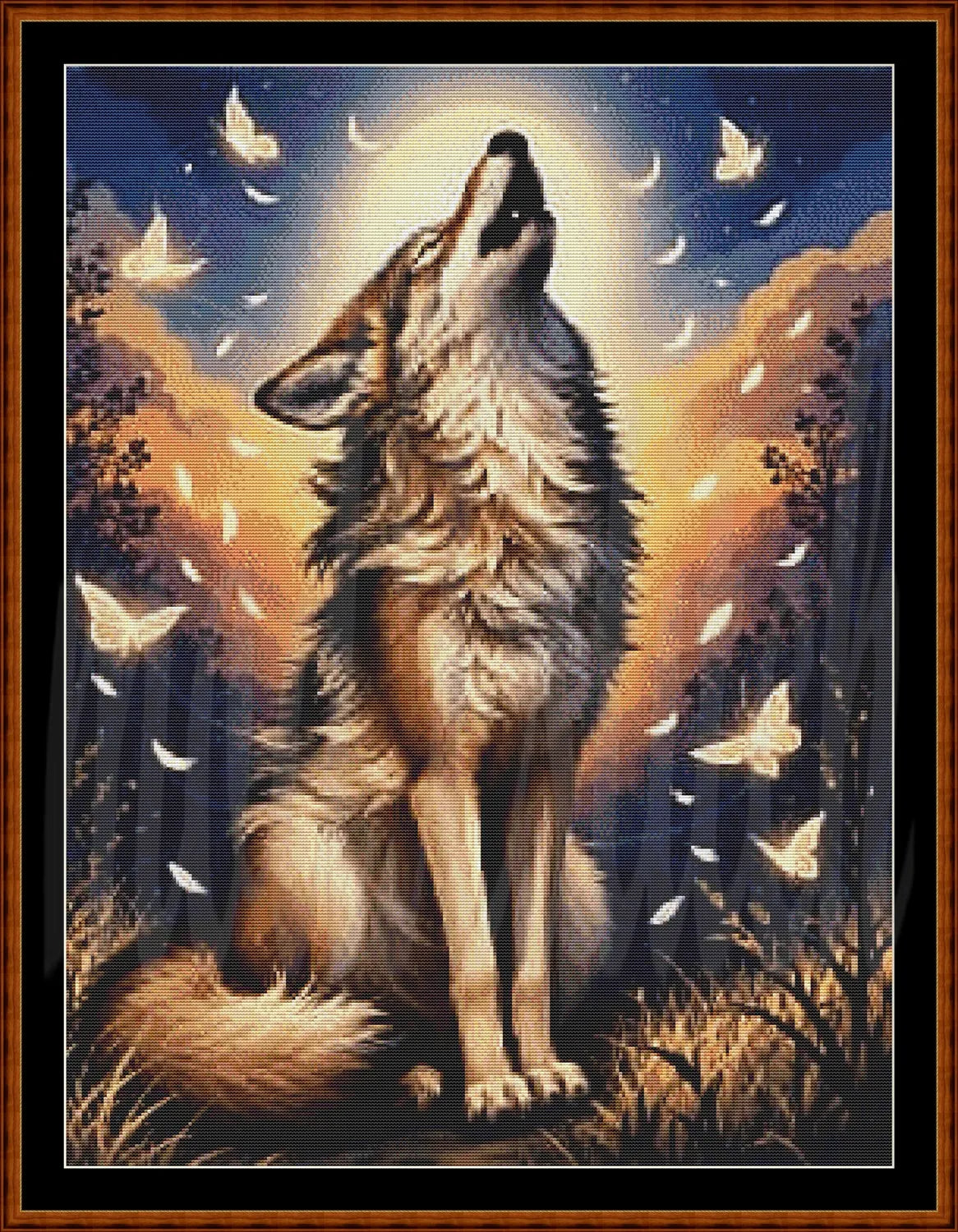 The Wolf Seasons: Complete Modern Illustrative Mega-Bundle (All 4 Seasons) Cross Stitch Pattern PDFs