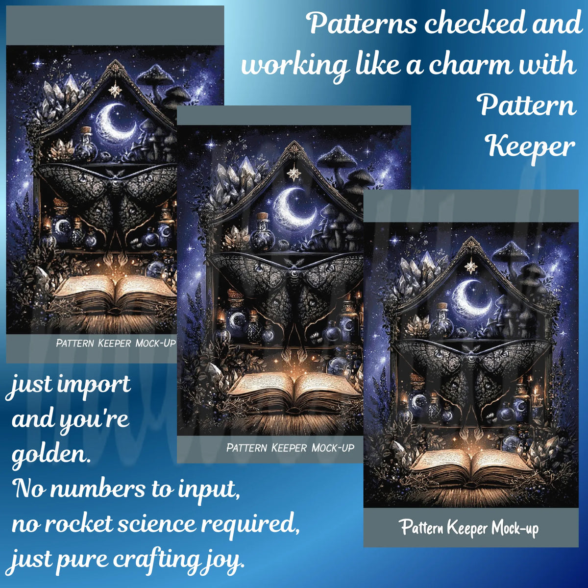 The Witch's Shelf: Complete Premium Digital Art Mega-Bundle (All 5 Elements) Cross Stitch Pattern PDFs