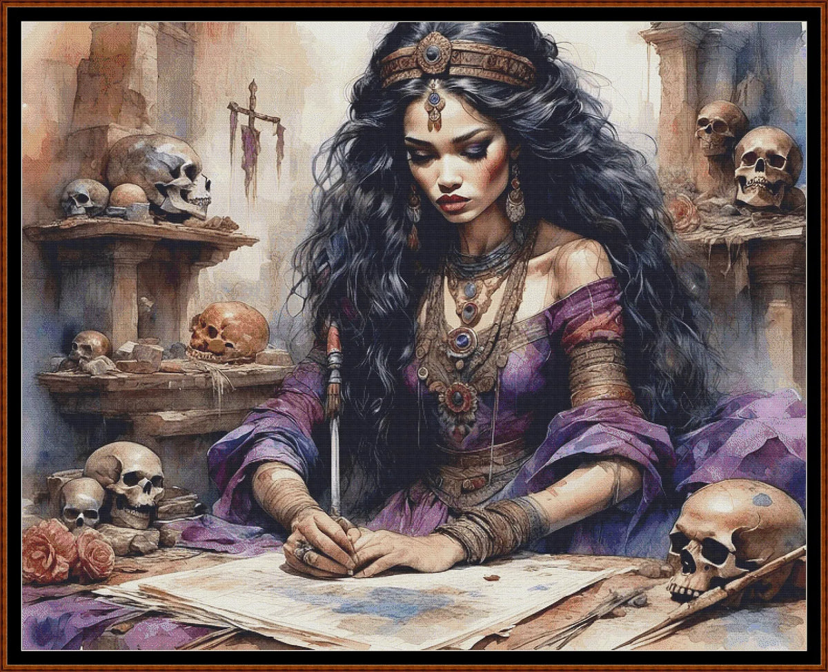 Witch cross stitch patterns