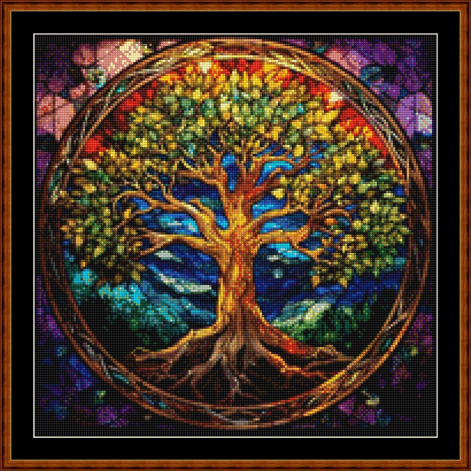 Stained Glass needlepoint