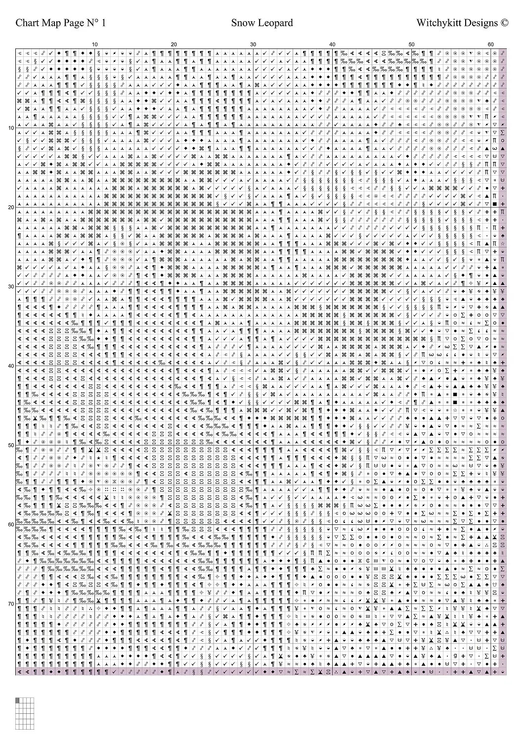 Snow Leopard pattern is expertly created by Sam