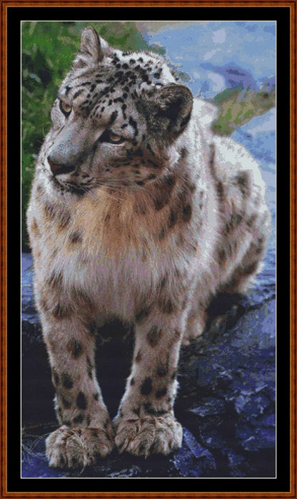 Snow Leopard pattern is expertly created by Sam