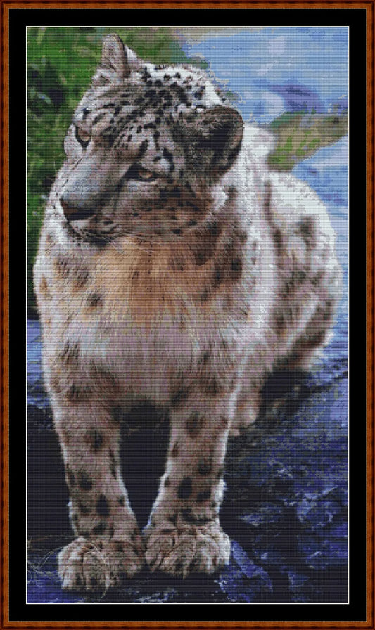 Snow Leopard pattern is expertly created by Sam