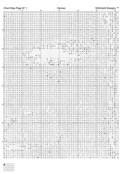 Heroes TV patterns created by Sam