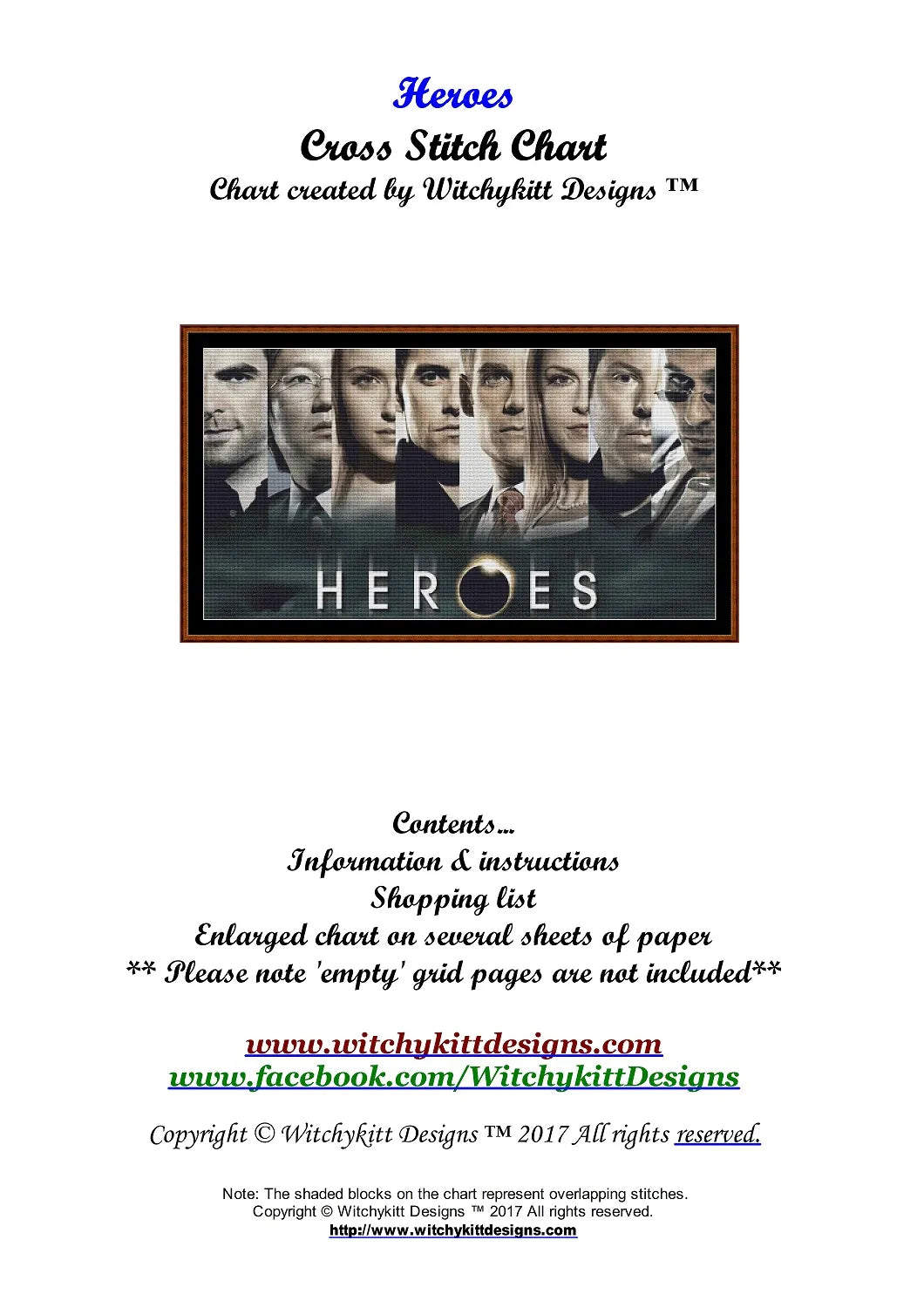 Heroes TV patterns created by Sam