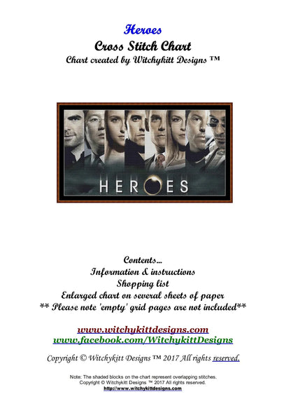 Heroes TV patterns created by Sam