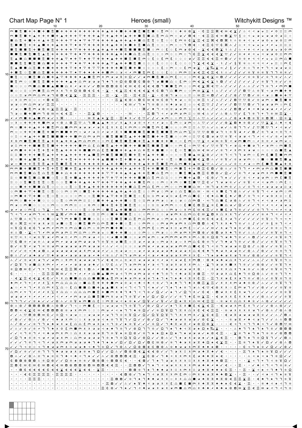 Heroes TV patterns created by Sam