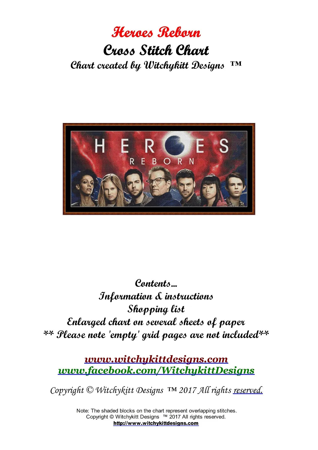 Heroes Reborn TV patterns created by Sam
