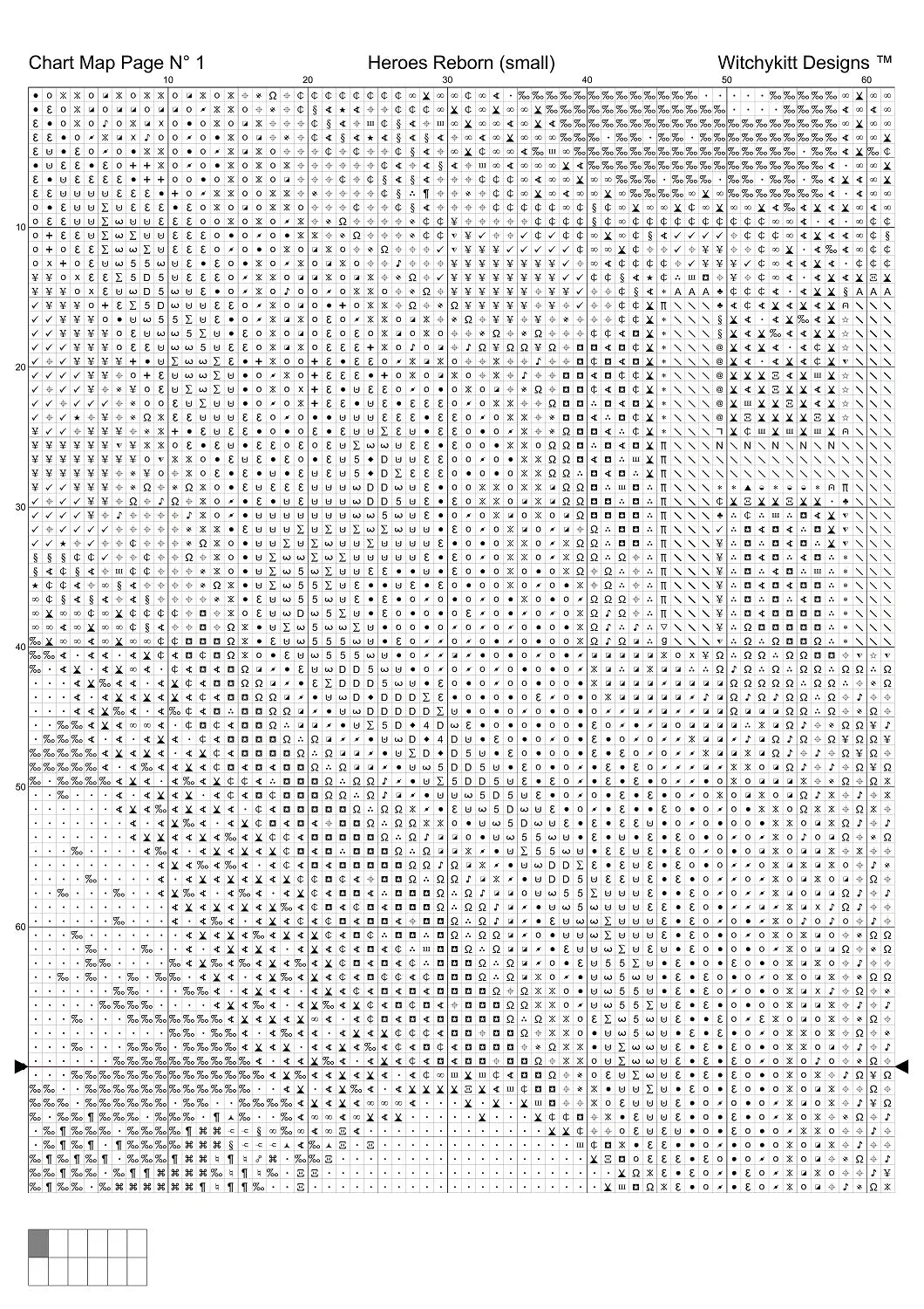 Heroes Reborn TV patterns created by Sam