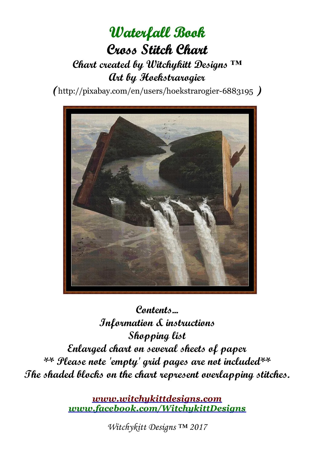 Waterfall Book  