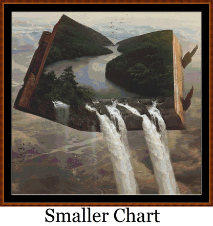 Waterfall Book  