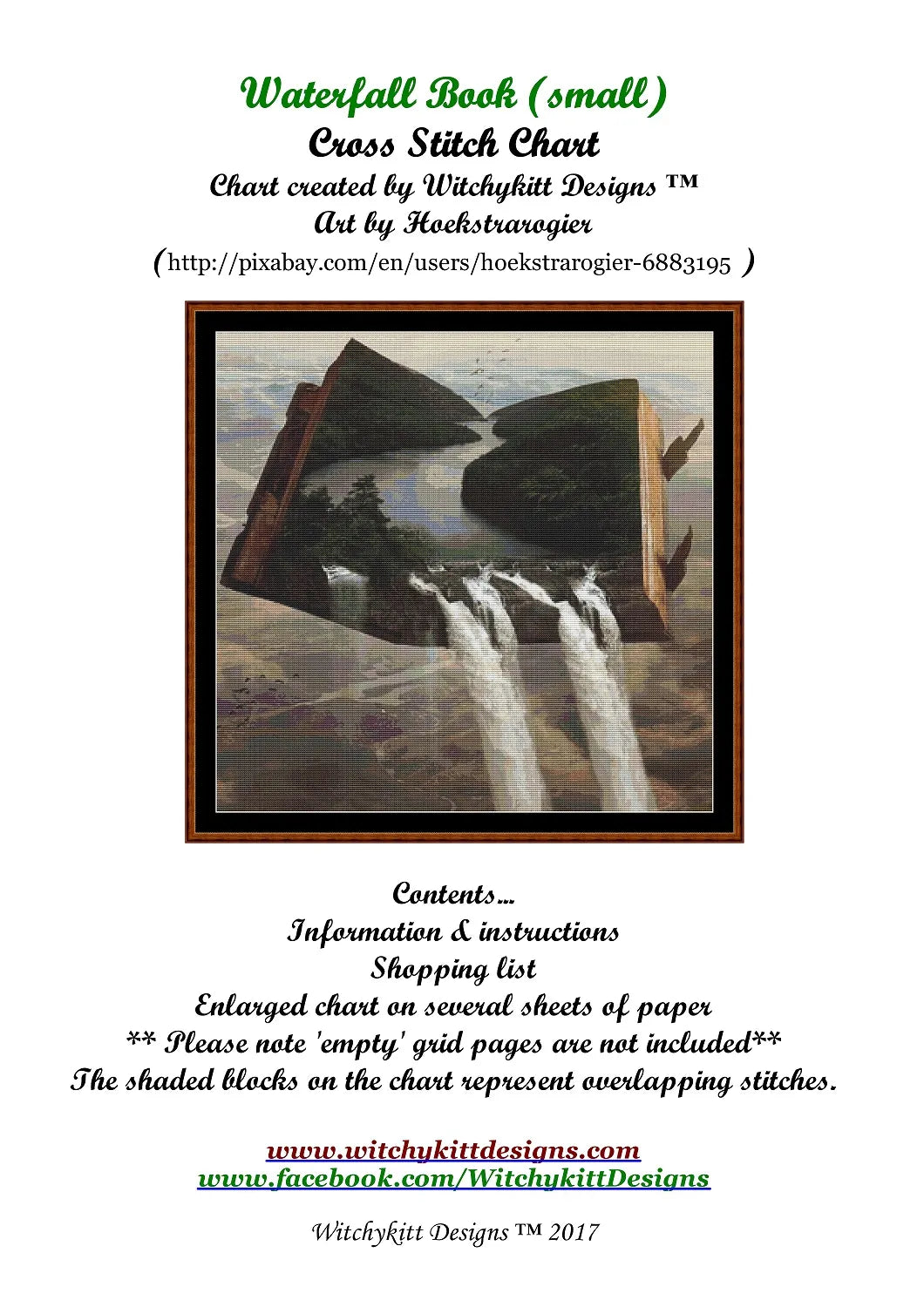 Waterfall Book  