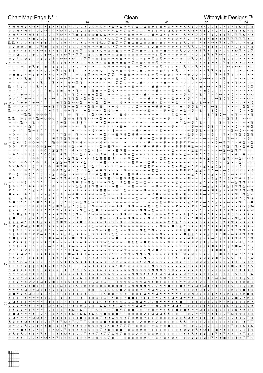 Clean Tapestry Graph Chart Clean – Crafty Patterns