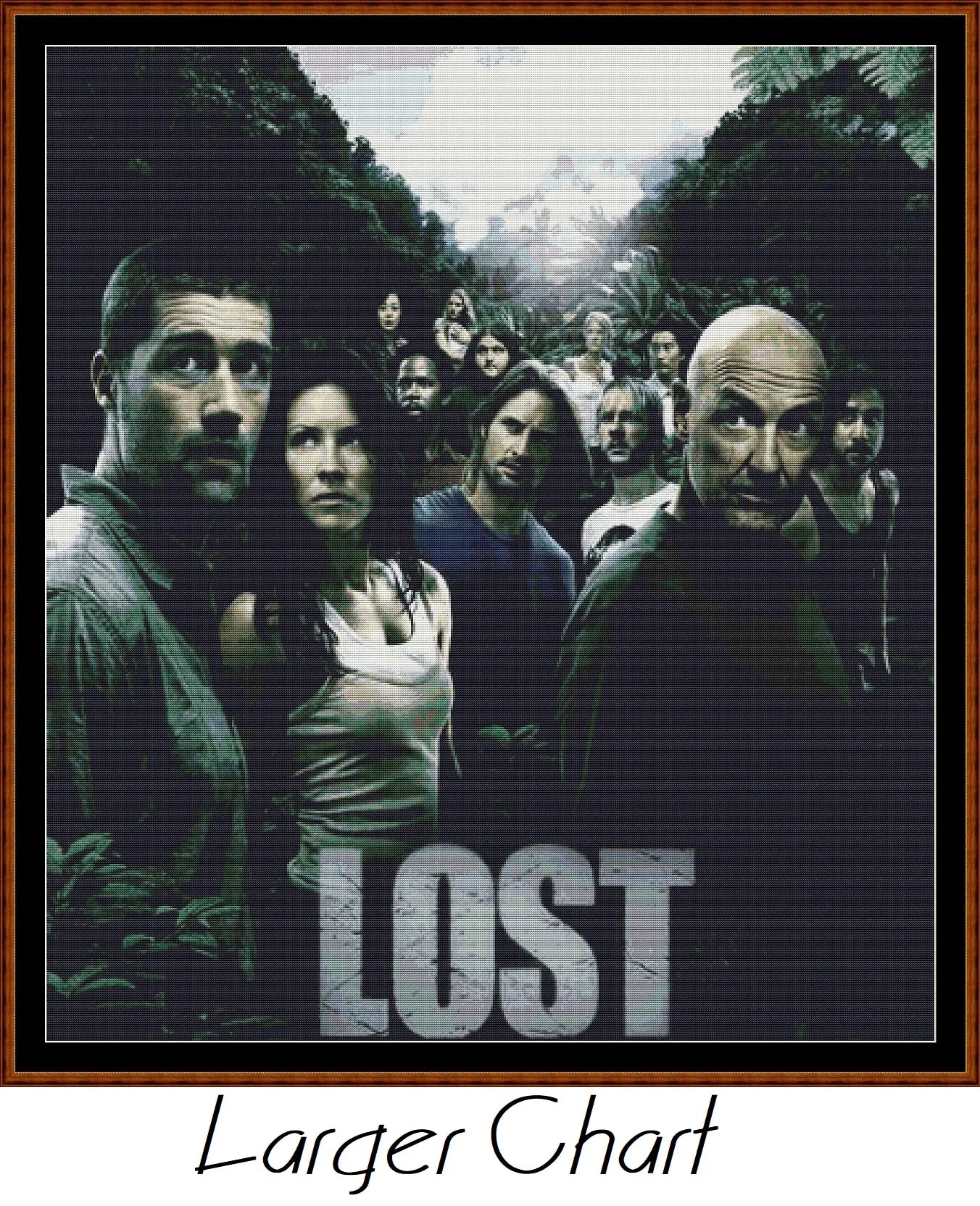 Lost - TV cross stitch patterns are expertly created by Witchykitt