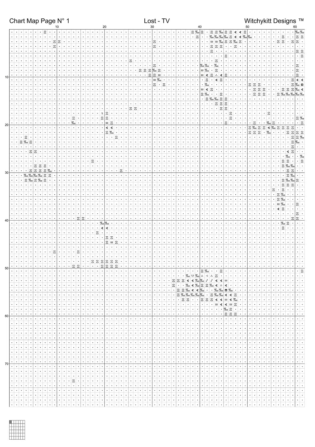Lost - TV cross stitch patterns are expertly created by Witchykitt