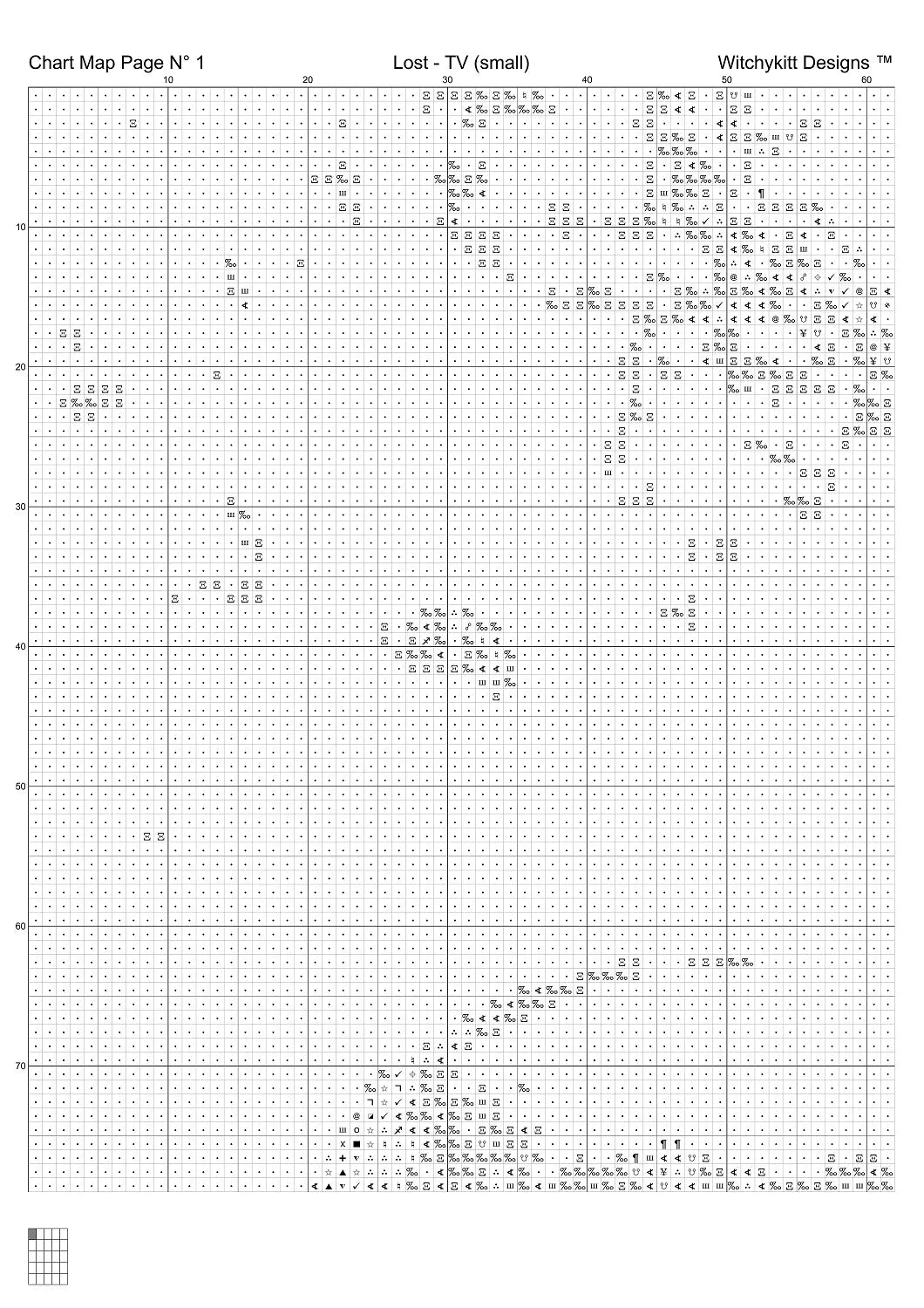 Lost - TV cross stitch patterns are expertly created by Witchykitt