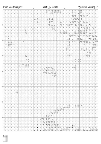 Lost - TV cross stitch patterns are expertly created by Witchykitt