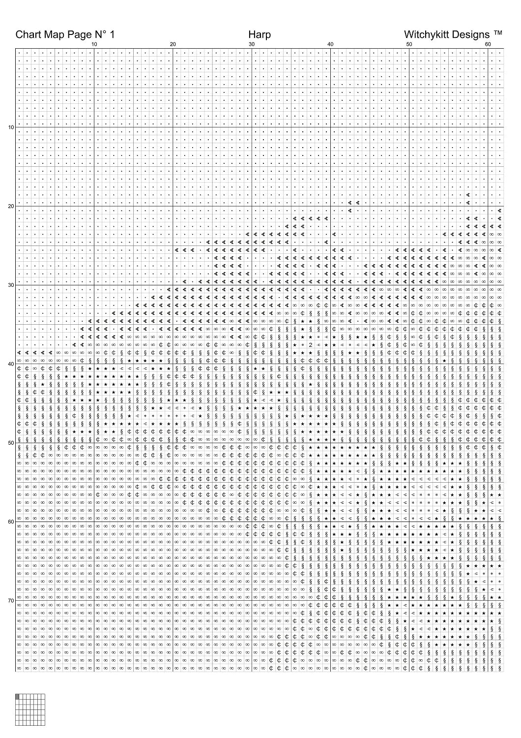 Harp fantasy music patterns created from art by Stefan Keller (kellepics) under CC0 license