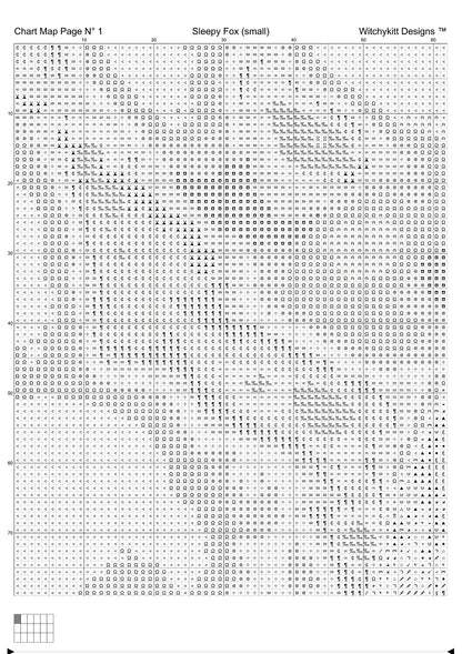 Sleepy  Fox patterns created from a photo by Pexels under CC0 license