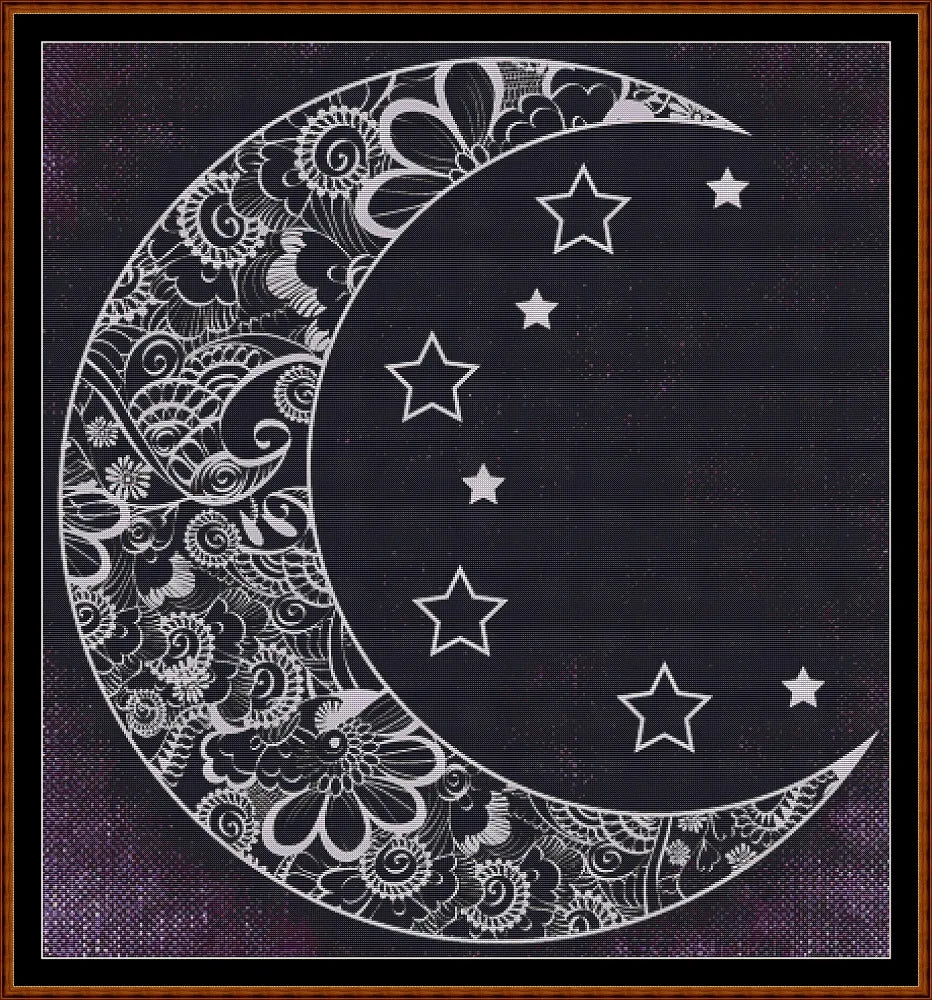 Patterned Moon  