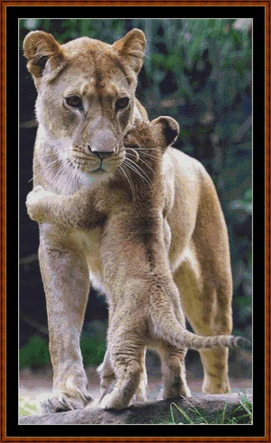 Mama's Hug - Lion  
