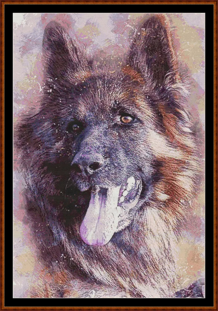 German Shepherd Portrait  