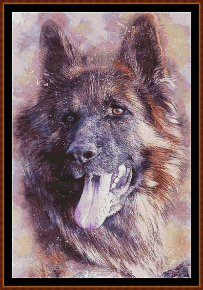 German Shepherd Portrait  