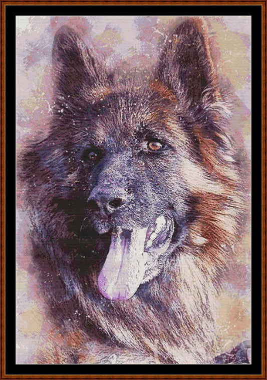 German Shepherd Portrait  