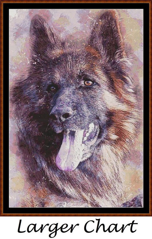 German Shepherd Portrait  