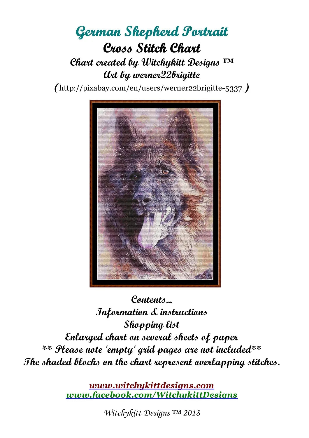German Shepherd Portrait  