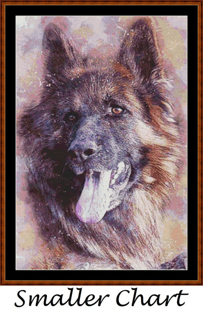 German Shepherd Portrait  