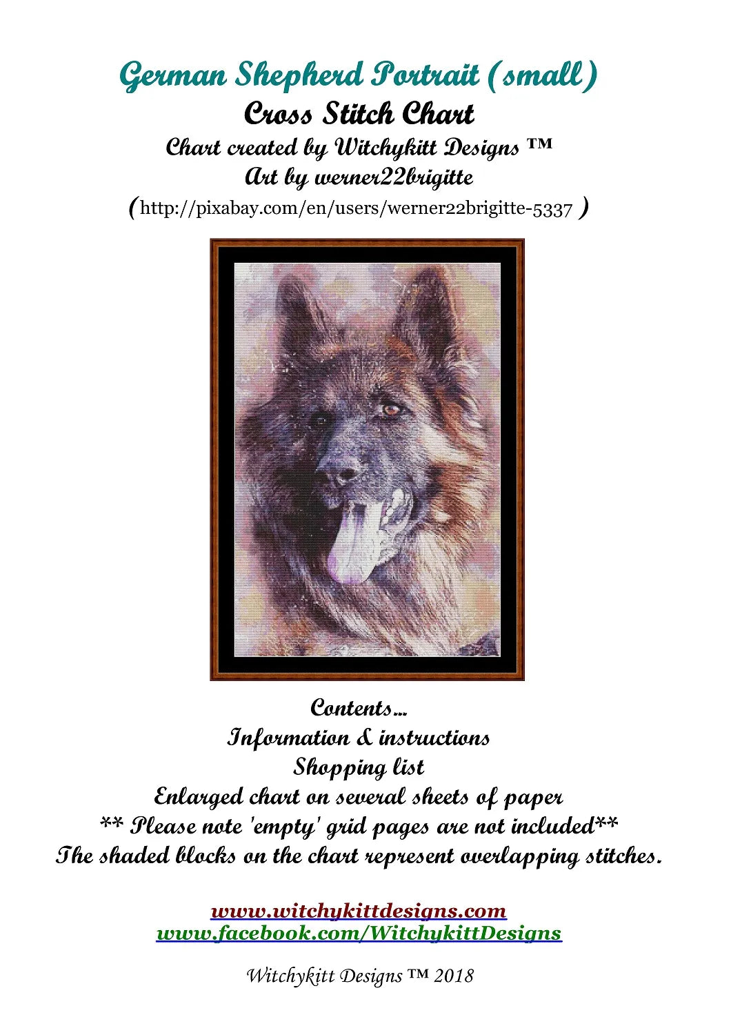 German Shepherd Portrait  