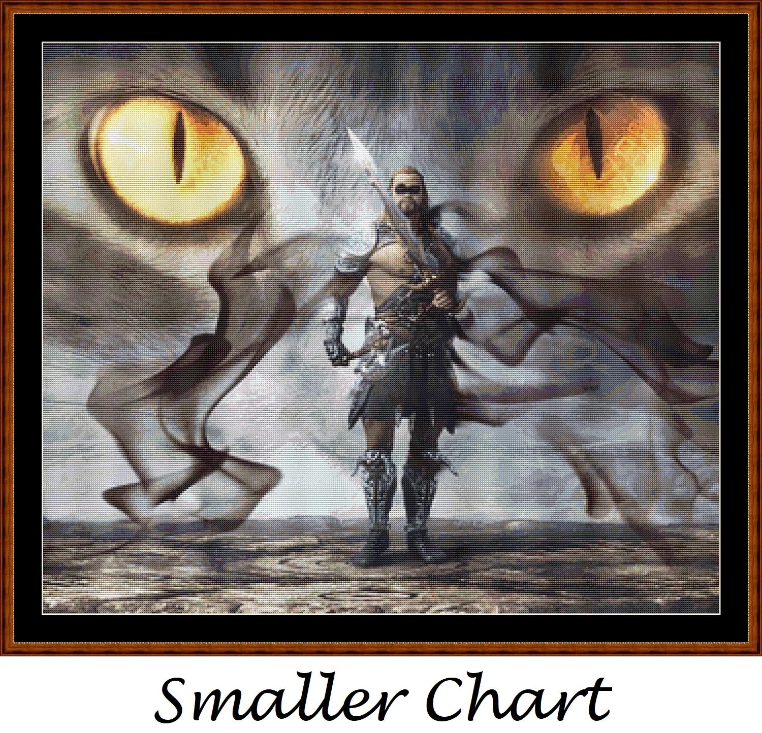 Guardian Of The Fight fantasy patterns created from art by Stefan Keller (kellepics) under CC0 license