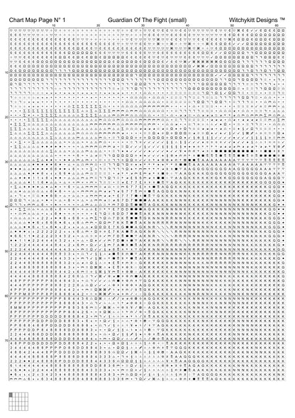 Guardian Of The Fight fantasy patterns created from art by Stefan Keller (kellepics) under CC0 license