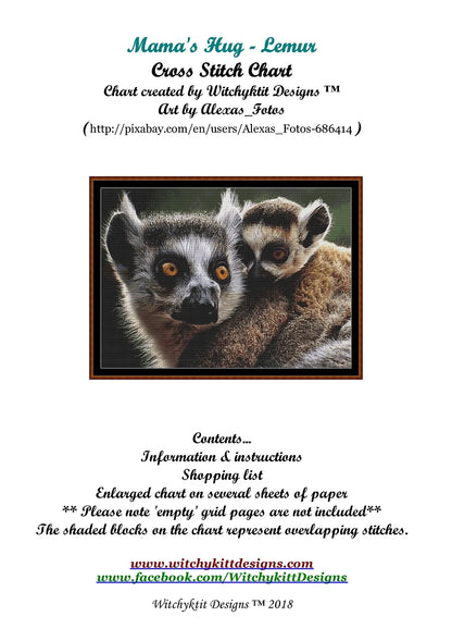Mama's Hug - Lemur  