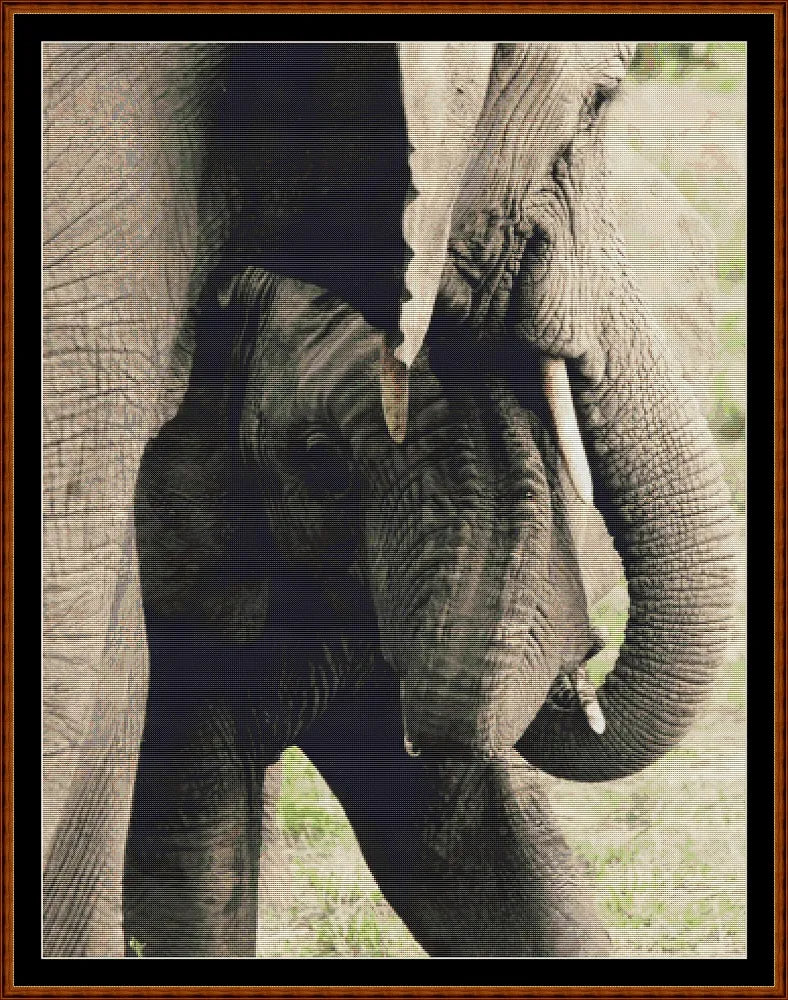 Mama's Hug - Elephant  