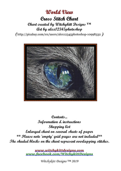 World View cross stitch patterns are expertly created from art by alex12345phtotshop under CC0 license