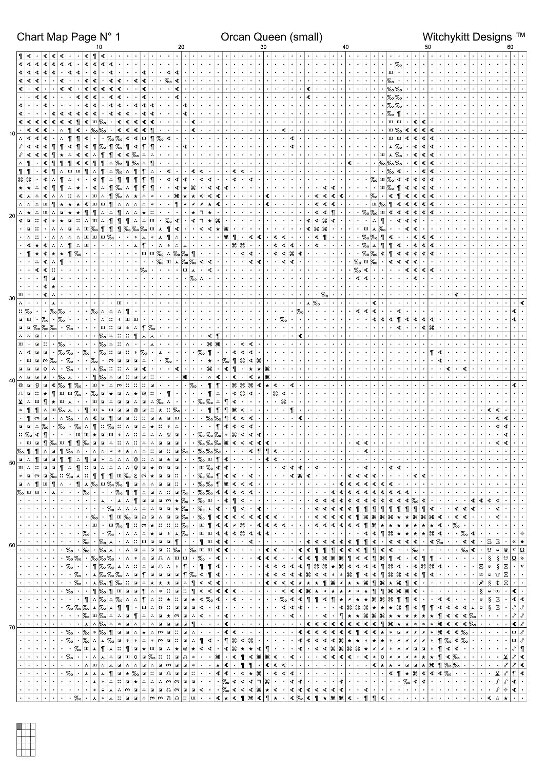 Orcan Queen cross stitch patterns are expertly created from art by Rachealmarie under CC0 license