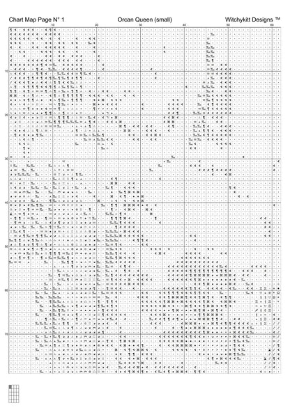 Orcan Queen cross stitch patterns are expertly created from art by Rachealmarie under CC0 license
