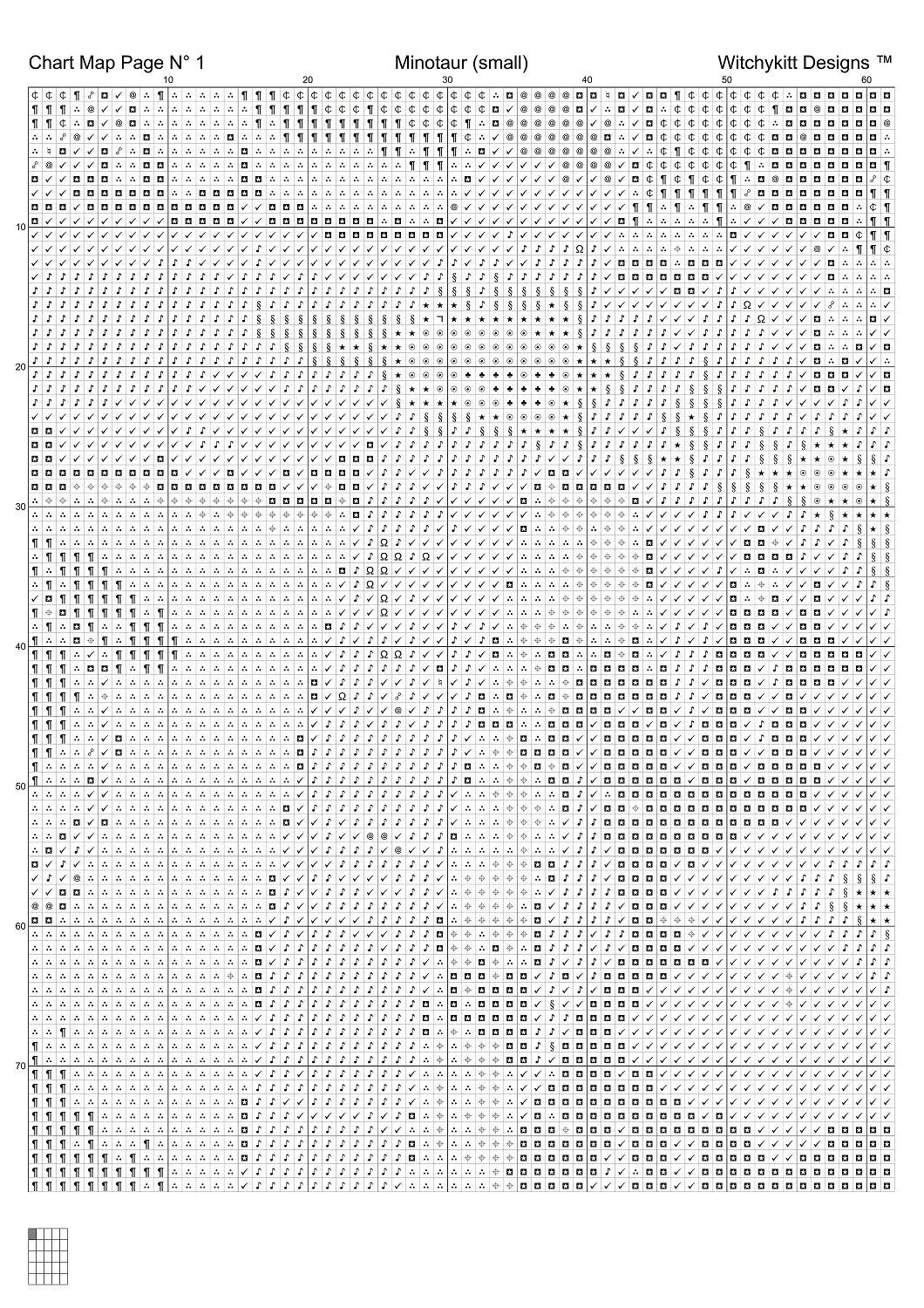 Minotaur cross stitch patterns are expertly created from art by Stefan Keller (Kellepics) under CC0 license