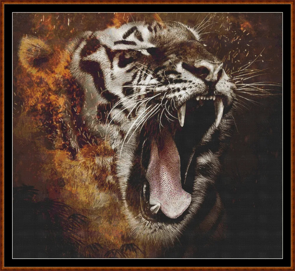 Wild Faces - White Tiger  