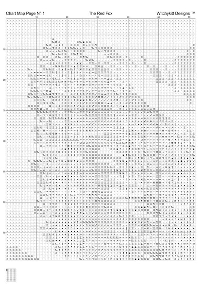 The Red Fox patterns created from art by Brigitte Werner (ArtTower) under CC0 license
