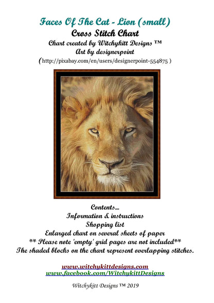 Faces Of The Cat - Lion  