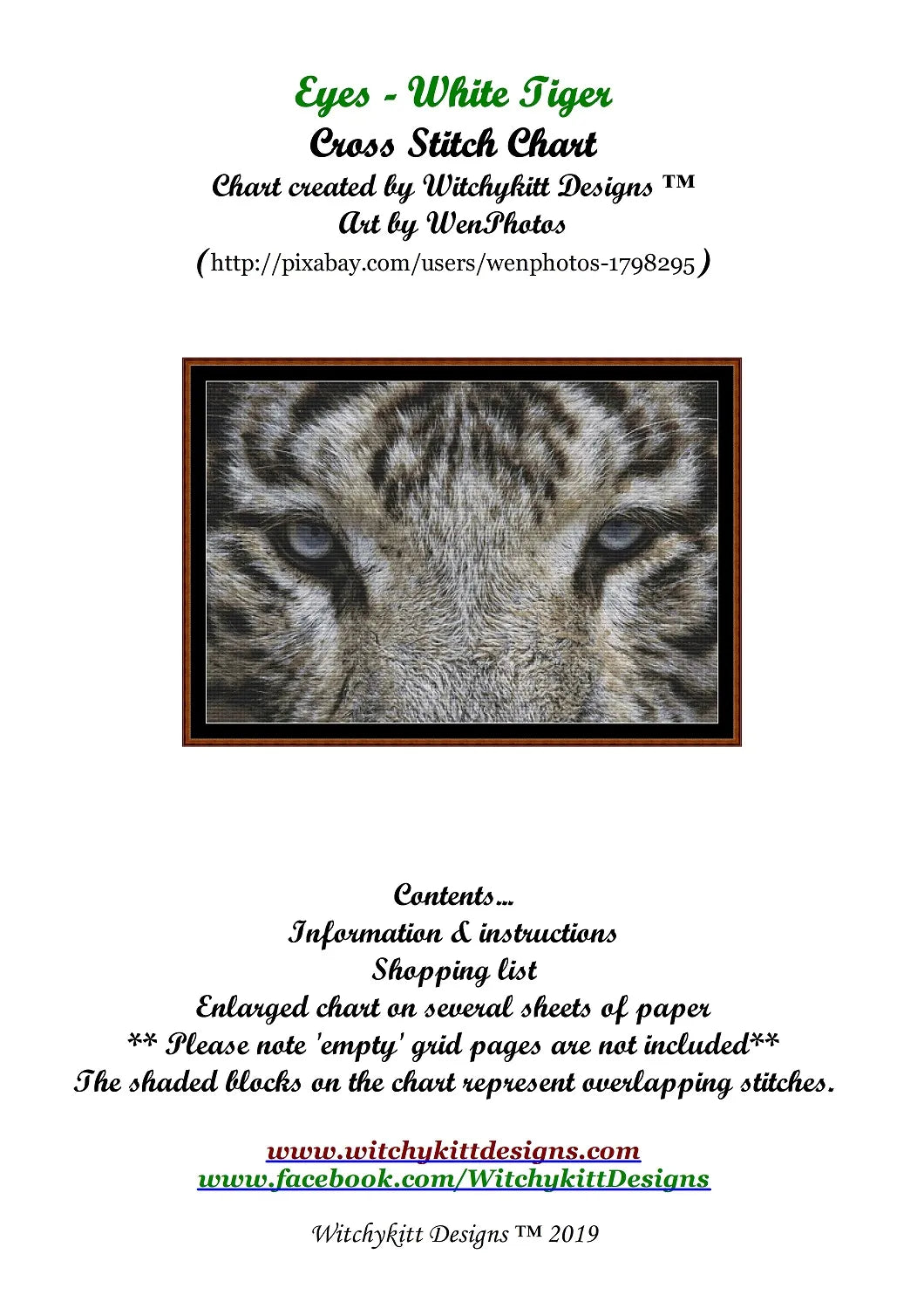 Eyes - White Tiger  