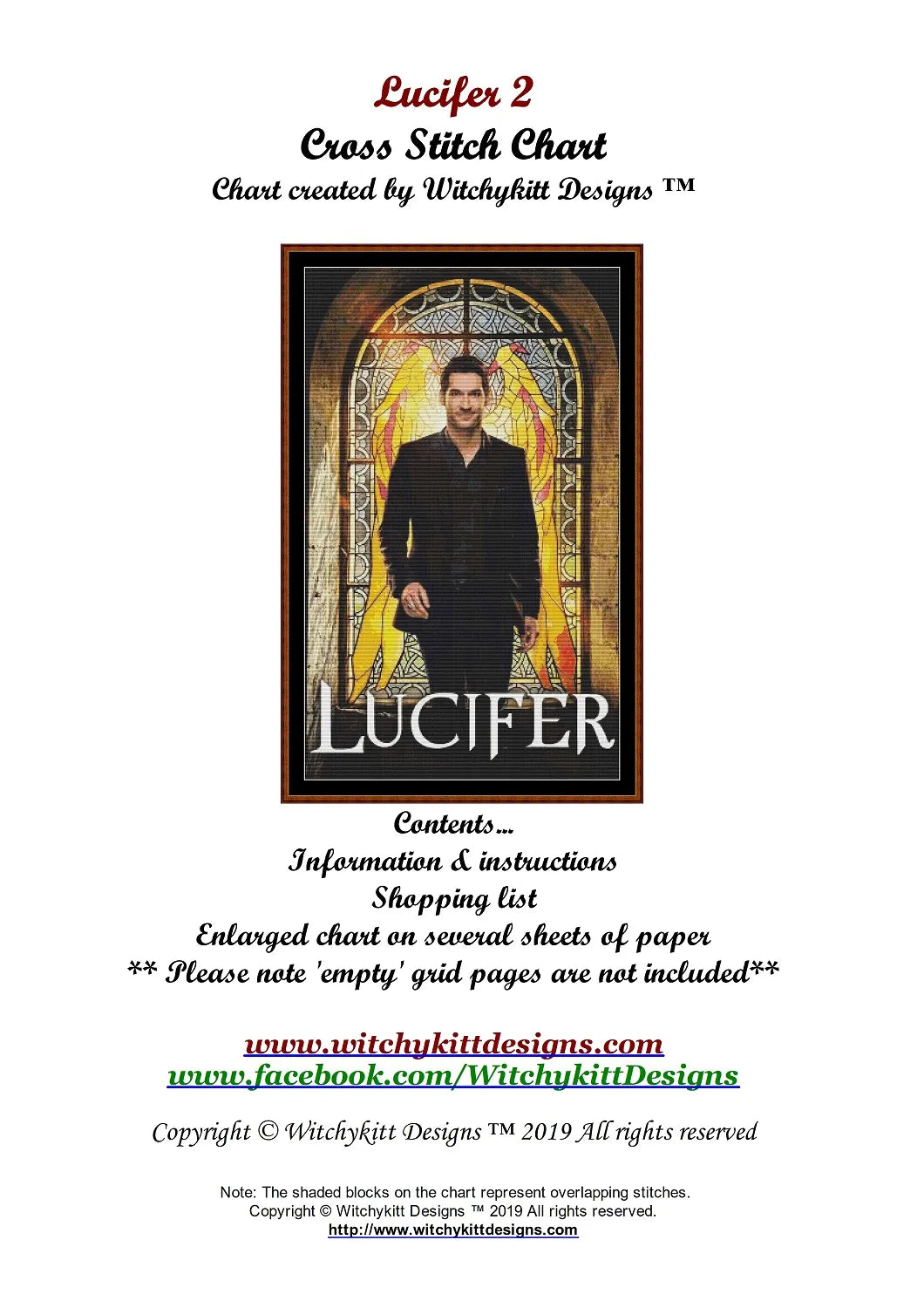 Lucifer 2 TV devil patterns created by Sam
