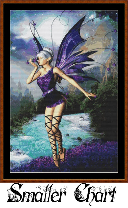 Violet Fairy patterns created from art by StudioX10 under CC0 license