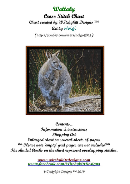 Wallaby patterns created from art by Holger Detje under CC0 license